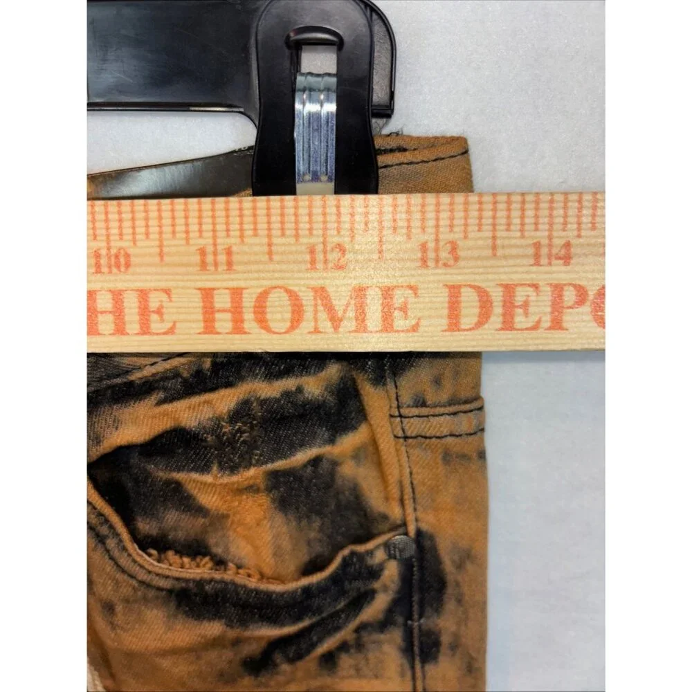 Denim  & Rivets Distressed New  Youth Brown Denim Size  S10